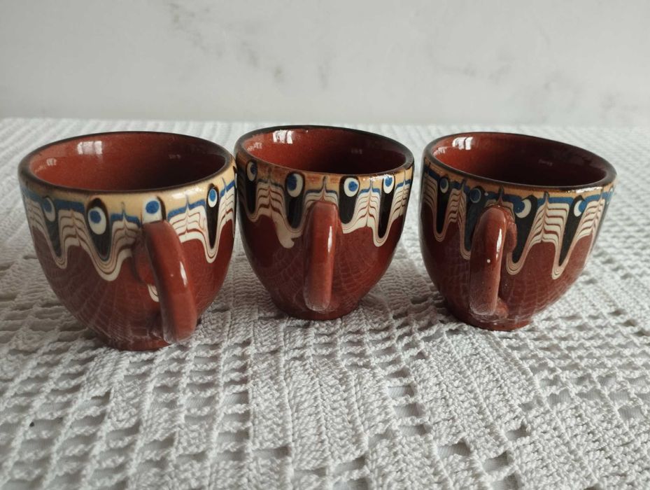 Filiżanki do espresso ceramika bułgarska