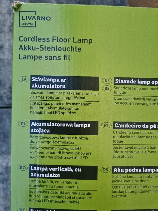 Lampa led dotykowa