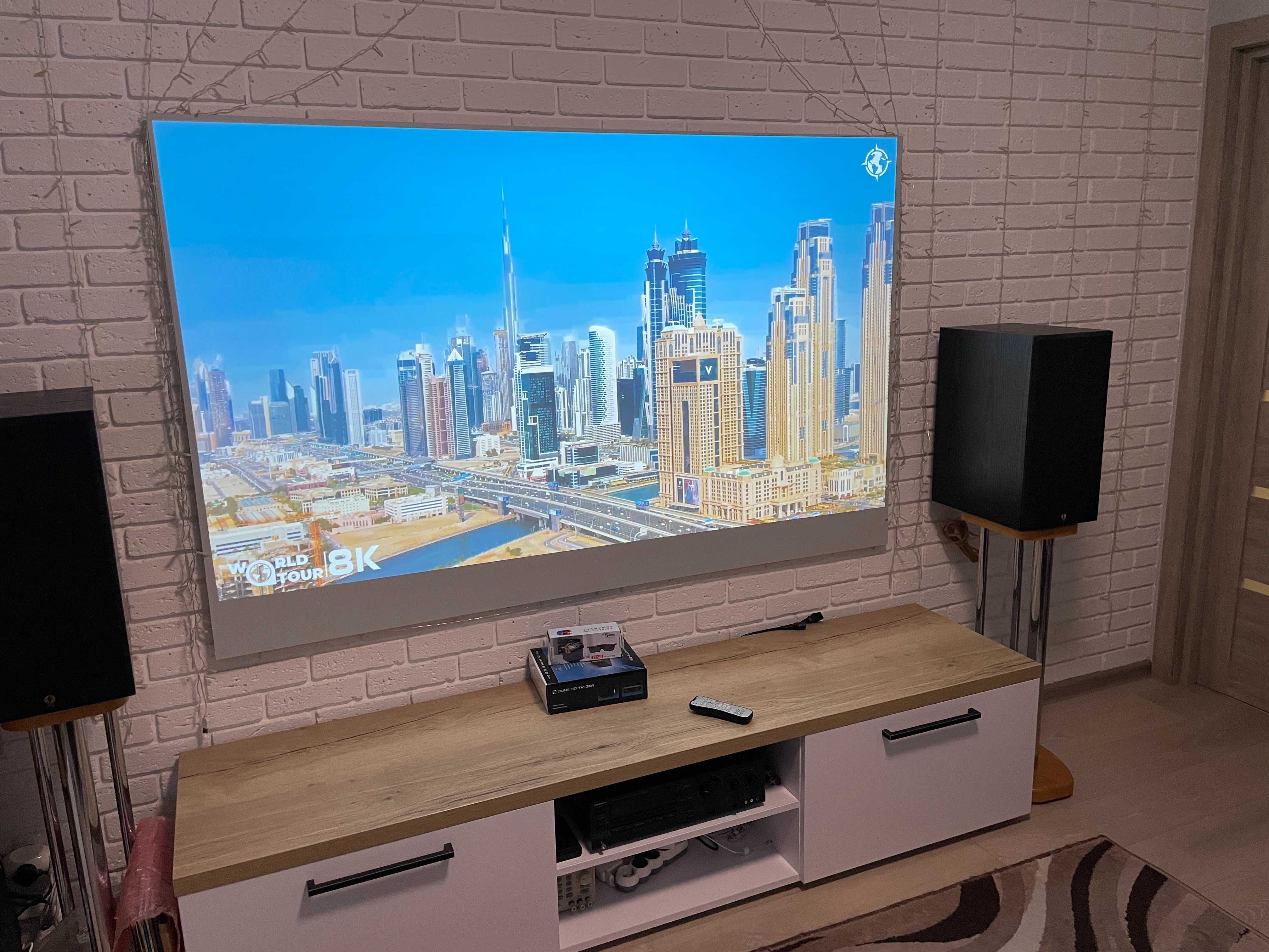Кинотеатр 100" - проектор Optoma HD146X, экран, медиаплеер, 3D очки
