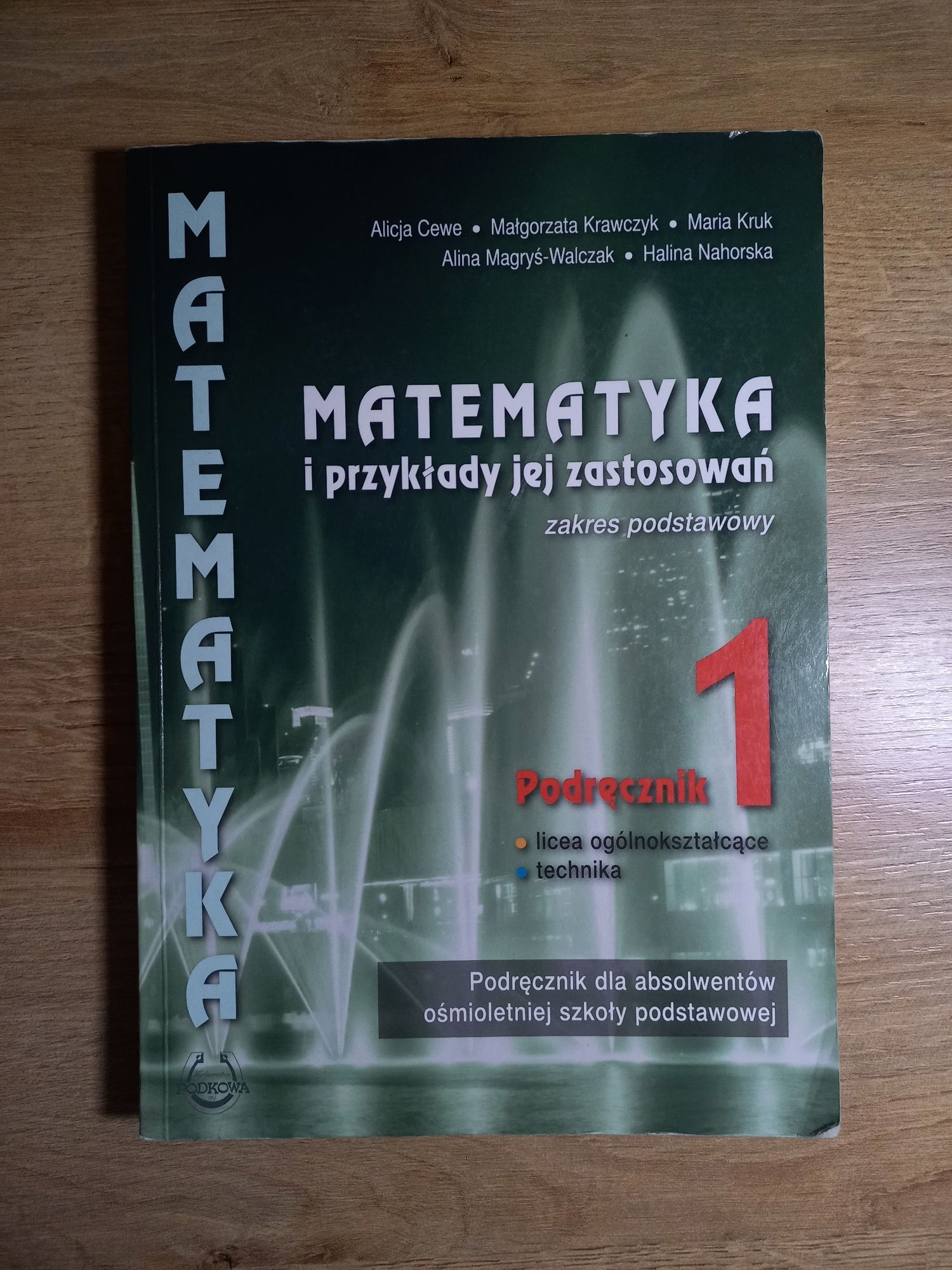 Podręcznik matematyka I przykłady jej zastosowań  1