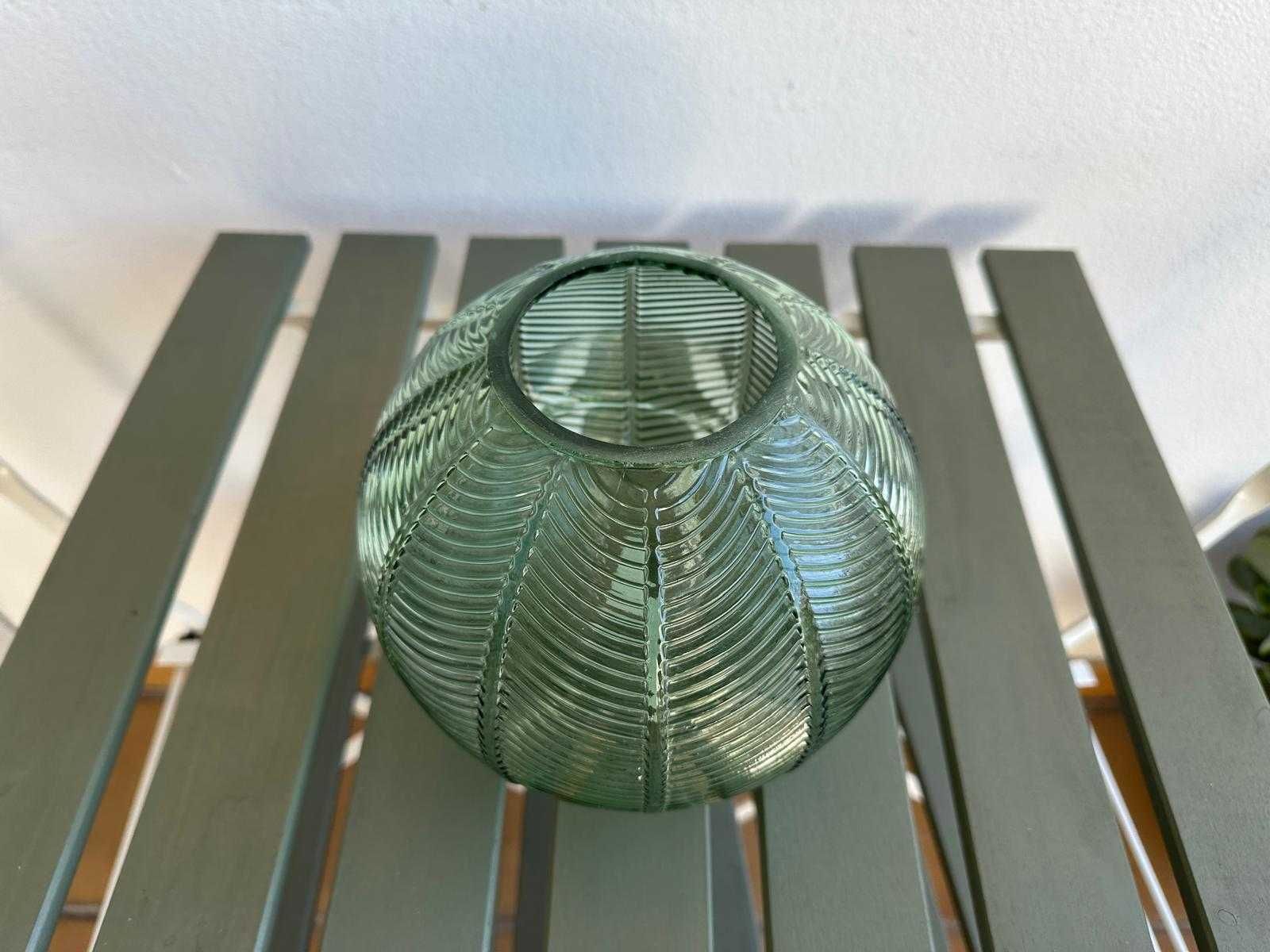 Jarra vidro verde CASA