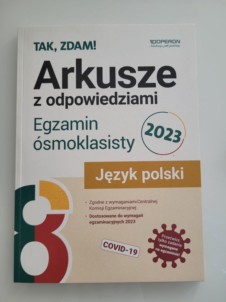 Arkusze z odpowiedziami egzamin ósmoklasisty Język polski