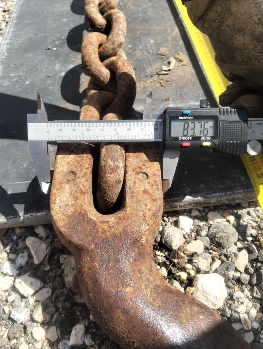 Corrente homologada para levantar peso