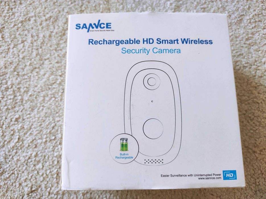 SANNCE 1080P zewnętrzna kamera bezpieczeństwa Wi-Fi akumulator IP65