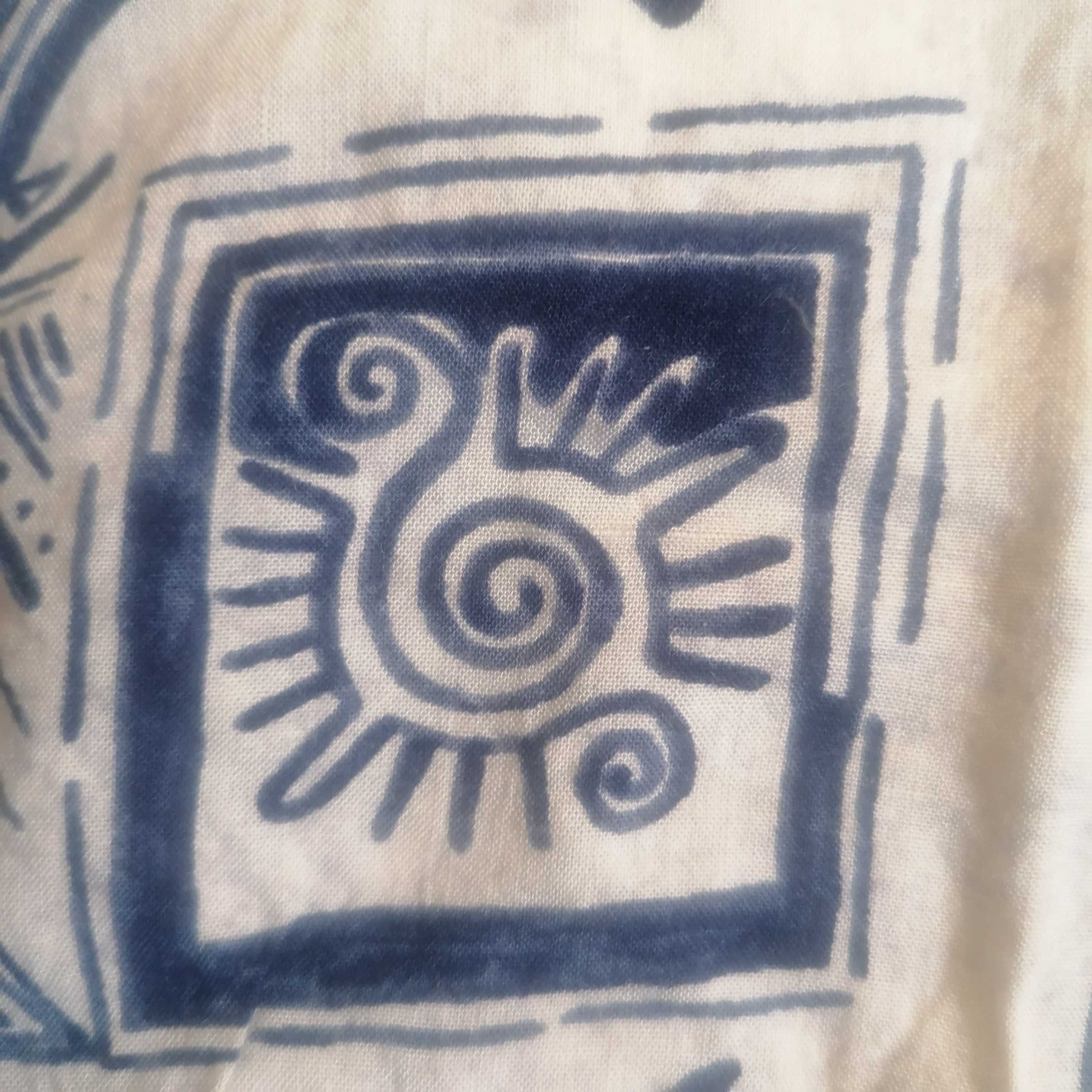 Spódnica BOHO z oddychającej bawełny w etniczne wzory XS/S
