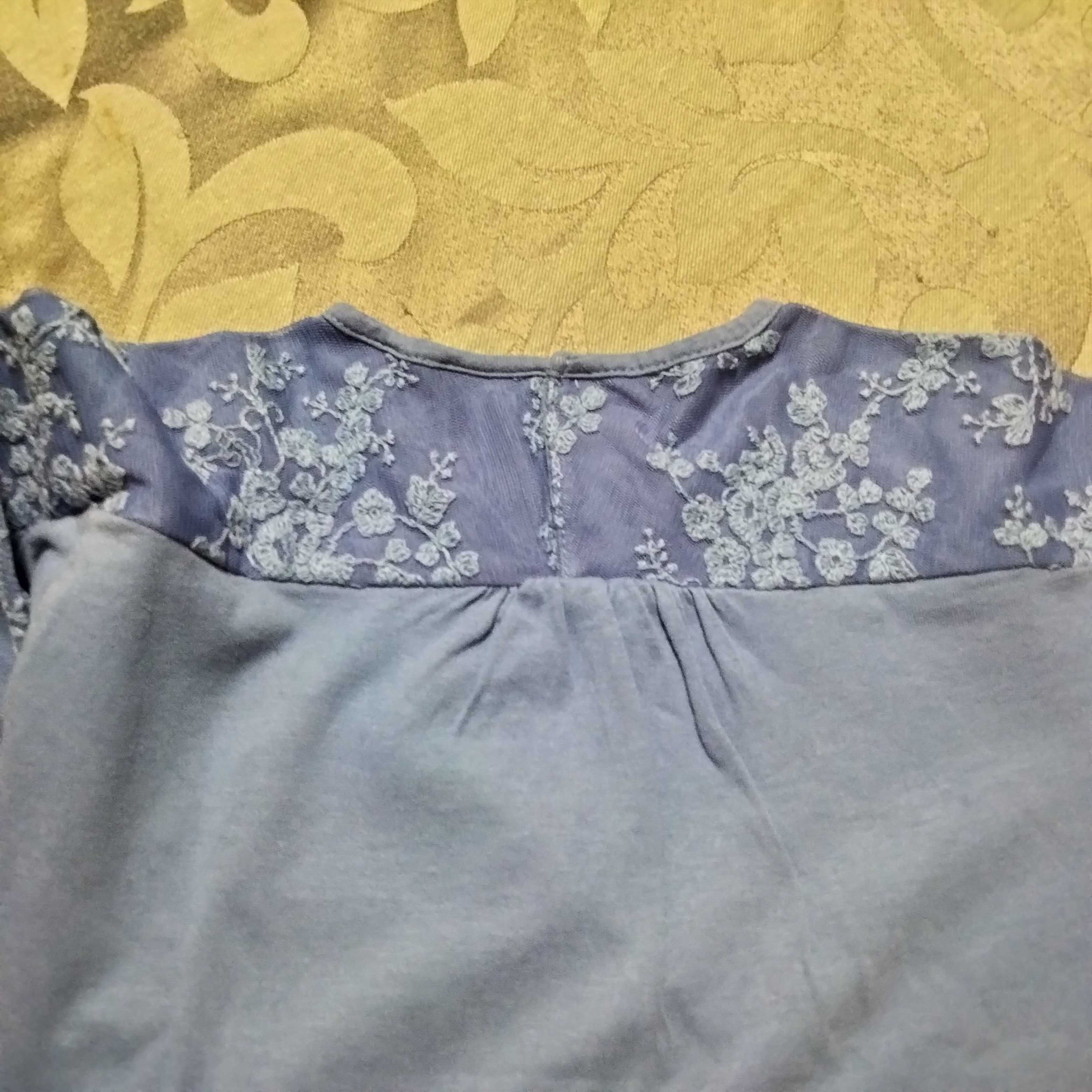 Camisola de manga comprida com bordado - tamanho 2/3 anos