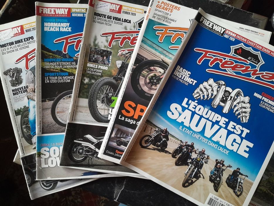 Freeway magazine lote de revistas chopper custom