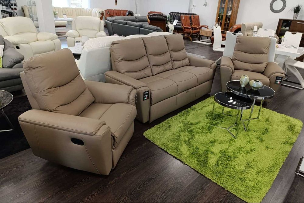 Komplet JOY 311 - 35% skóra naturalna + eko Dostępny od ręki