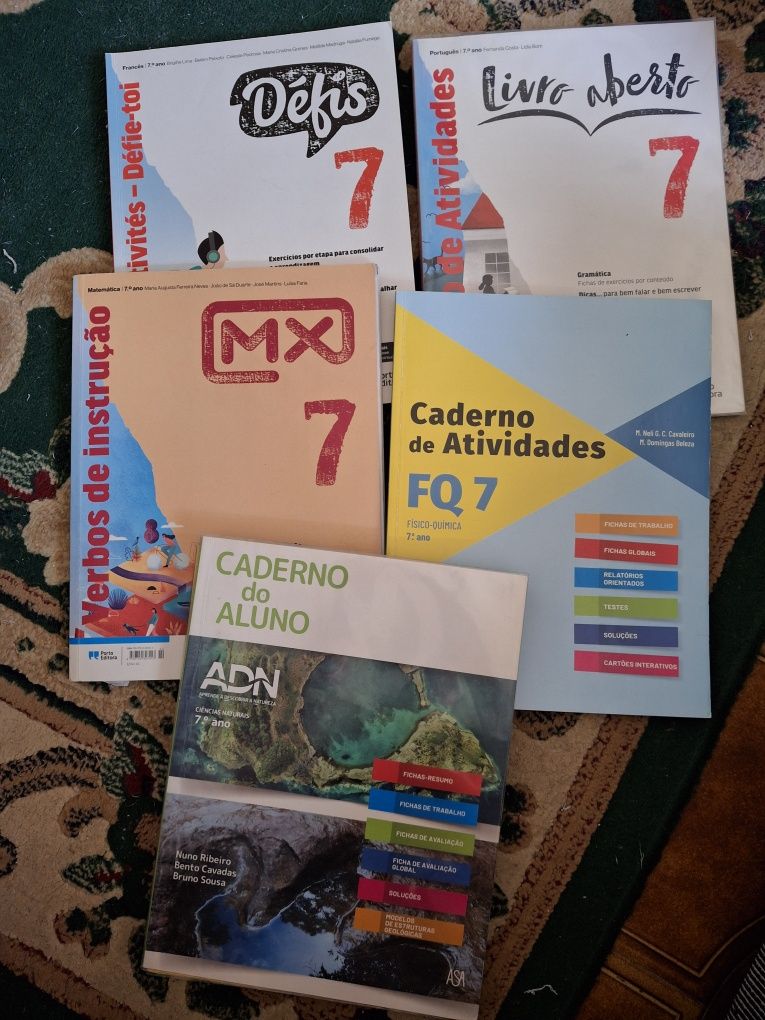 Cadernos de atividades 7° ano