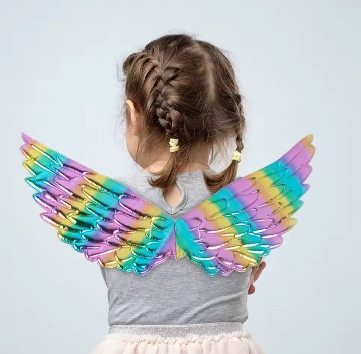Костюм веселкового єдинорога крила ангела обруч декорації  фотосесії