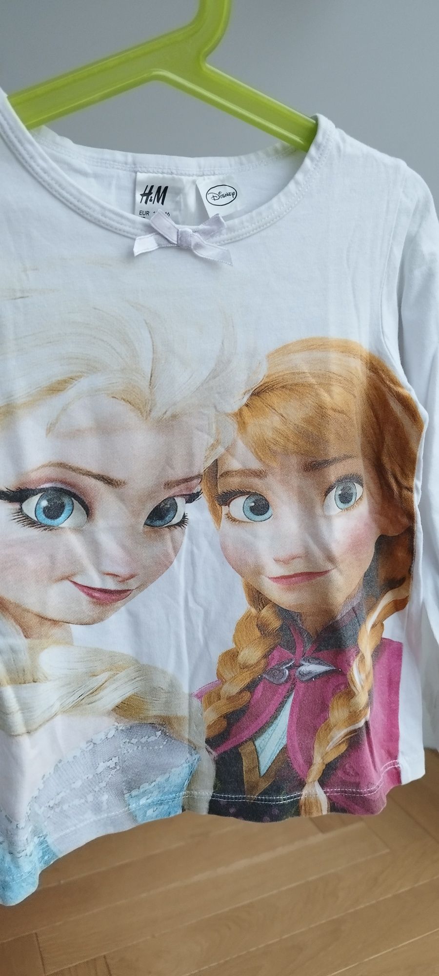 Zestaw koszulek z długim rękawem myszka kotek elsa Anna kraina lodu