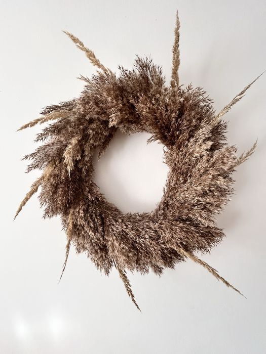 Naturalny wianek BOHO 50 cm DIY