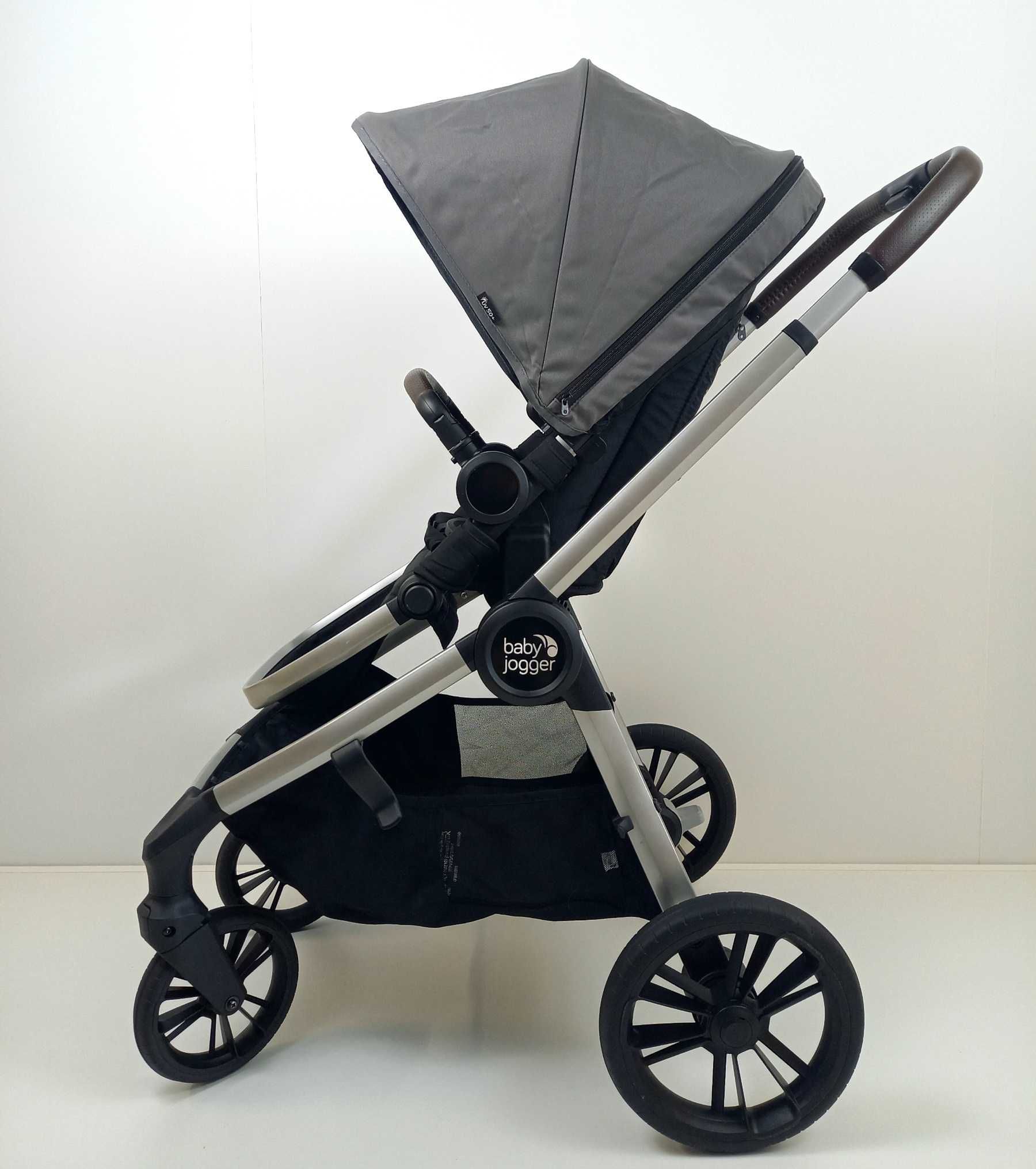 Wózek spacerowy Baby Jogger City Sights Dark Slate przód tył do 22 kg