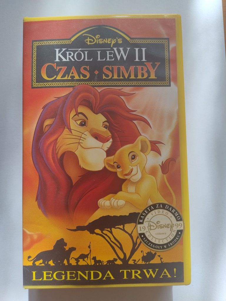 Król Lew II czas Simby Disneya VHS