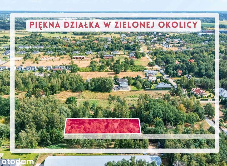 Prostokątna działka z możliwością podzielenia| MEDIA | LAS | S8