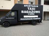 TANIO Taxi bagazowe z winda,PRZEPROWADZKI,transport,wywóz mebli,odpado