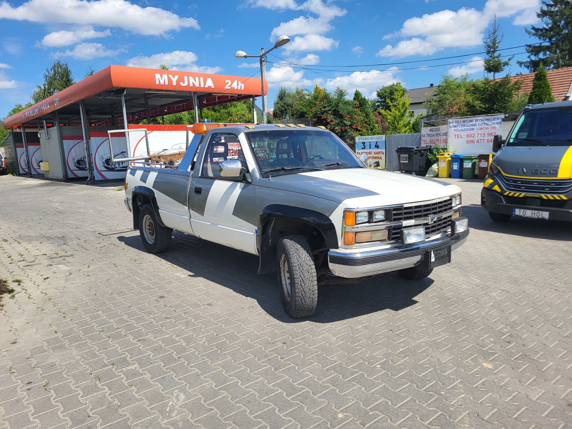 Chevrolet widelec pomoc drogowa widelec