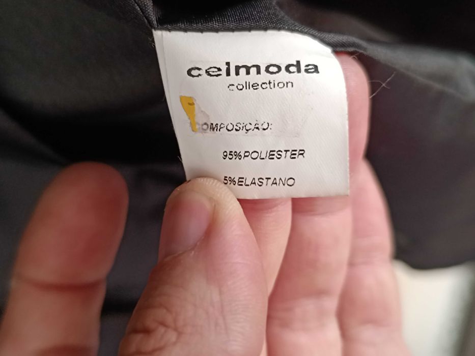 Casaco preto de Mulher da Celmoda::N.38