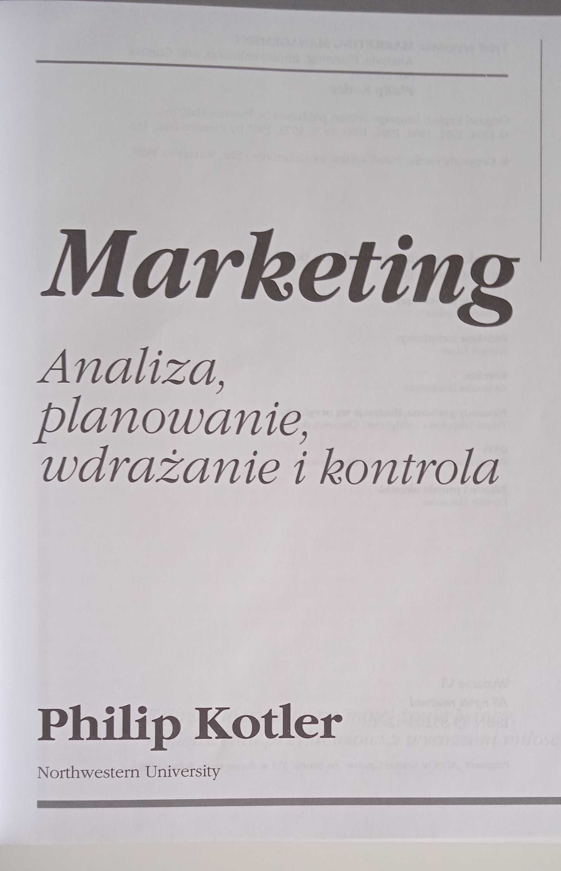 "Marketing" Philip Kotler