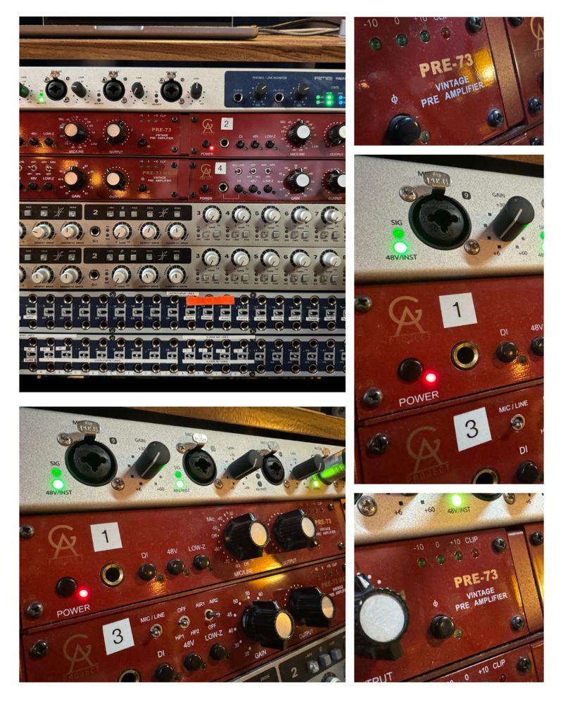 Preamp przedwzmacniacz mikrofonowy Golden Age Project Pre 73 MKI