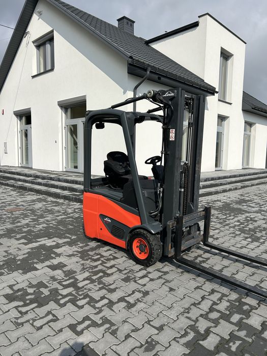 Linde E12 386 triplex 4.65m 2020 r. E14 wózek widłowy
