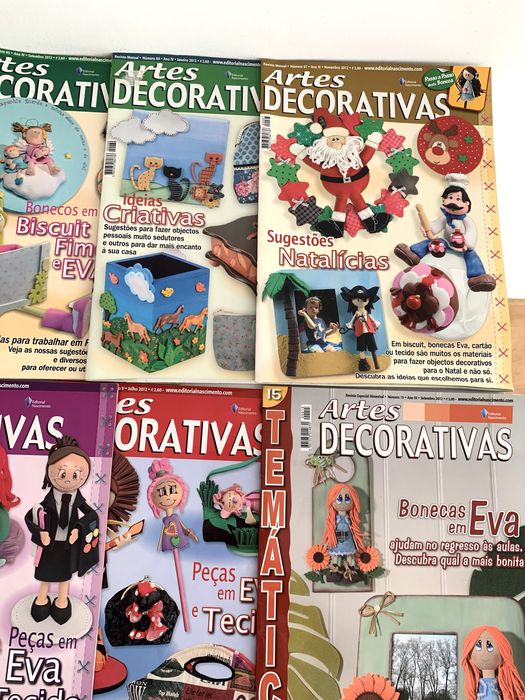 Conjunto de 8 Revistas Artes Decorativas
