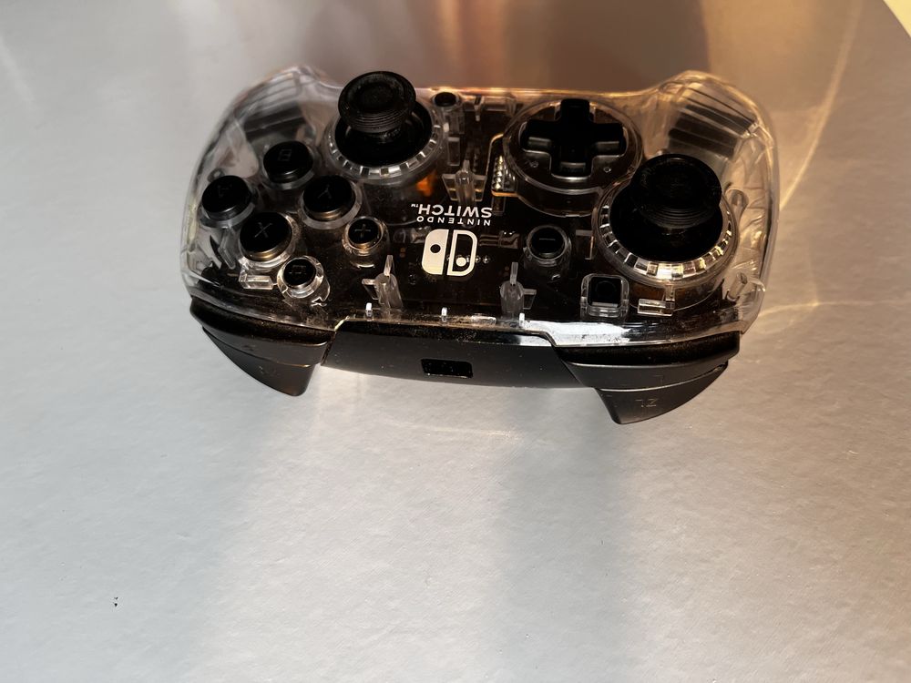 Nintendo Switch Pro Controller PowerA transparente