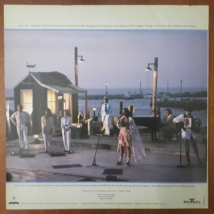 Carly Simon disco de vinil "Greatest Hits Live"