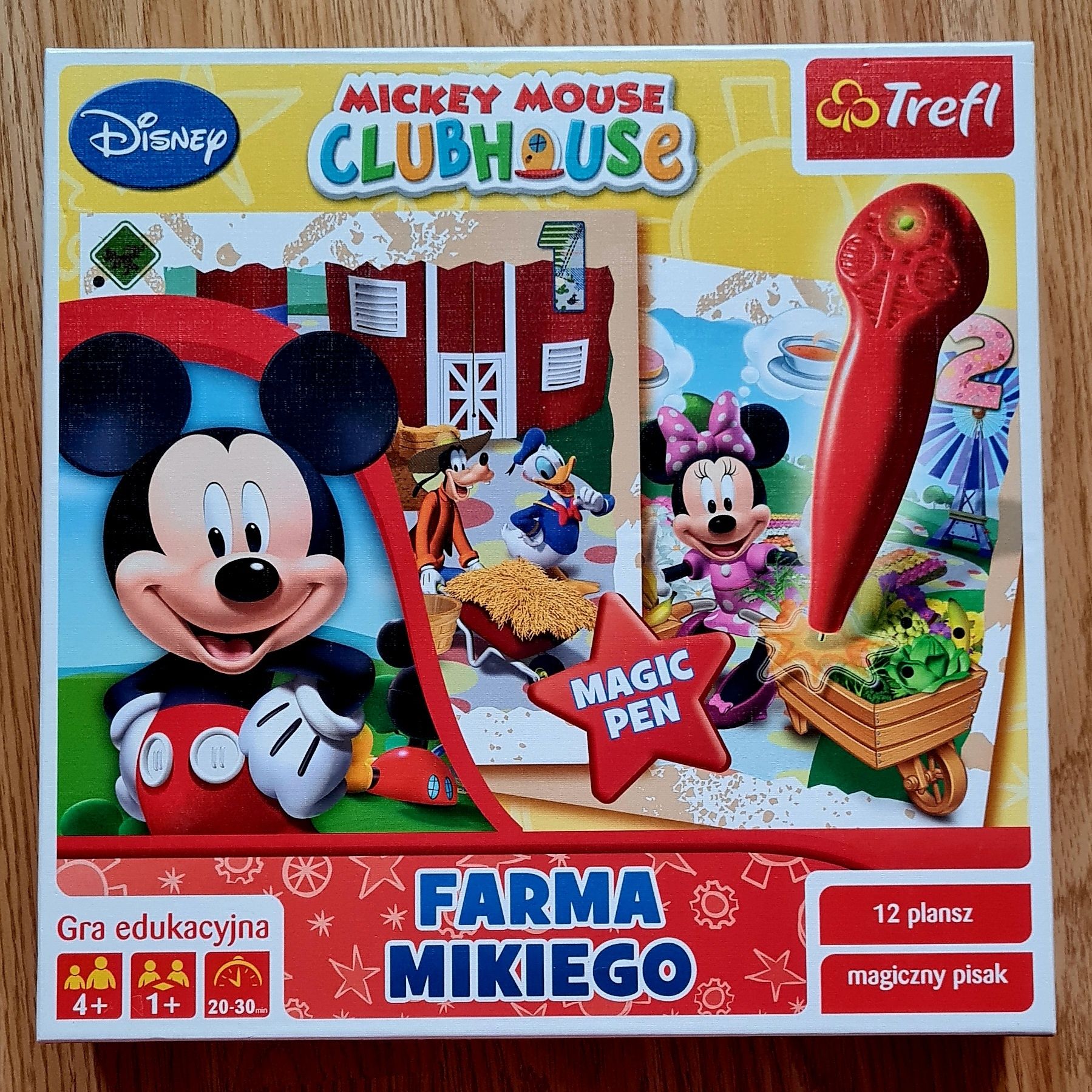 Disney Trefl Gra edukacyjna Farma Mikiego Myszka Mickey