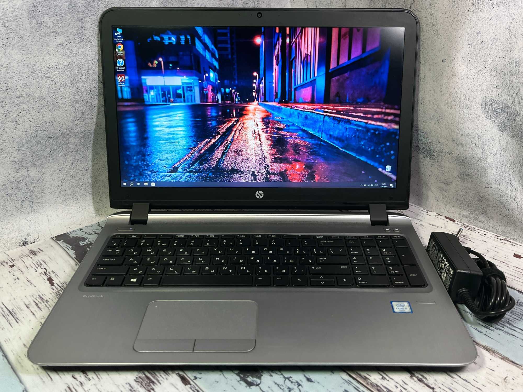 15.6" Ноутбук HP 450 G3 / i5-6200/ 8GB / 120GB SSD/ FullHD