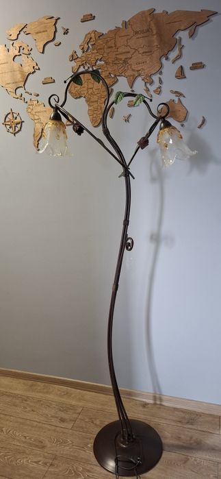 Zestaw oświetlenia – lampa wisząca + 2 kinkiety + lampa stojąca