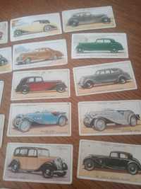 Karty kolekcjonerskie  samochody
