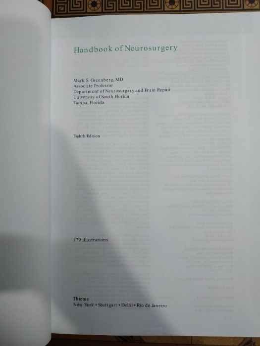 Handbook of Neurosurgery
