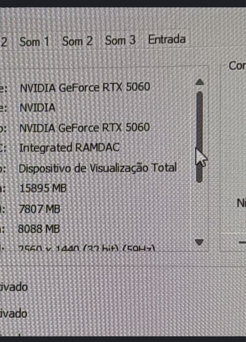 Setup completo pc com rtx 5060