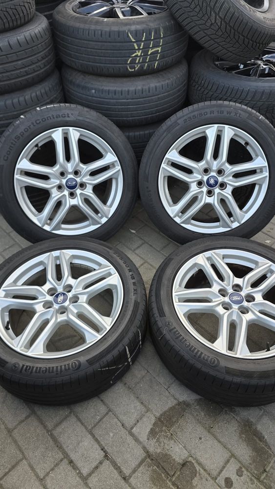 Felgi 18 Ford Kuga 5x108 ET55 + opony letnie na sezon