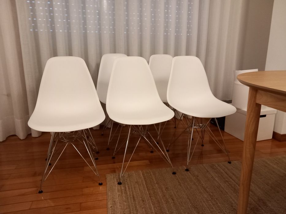 Cadeiras sala jantar eames réplica