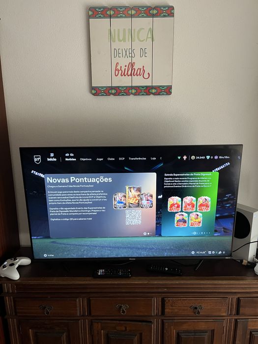 TV Hisense 43”polegadas como nova