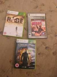 Gry Xbox 360 Zestaw gier Rage Deus Ex Tom Clancys Rainbow Six Vegas 2