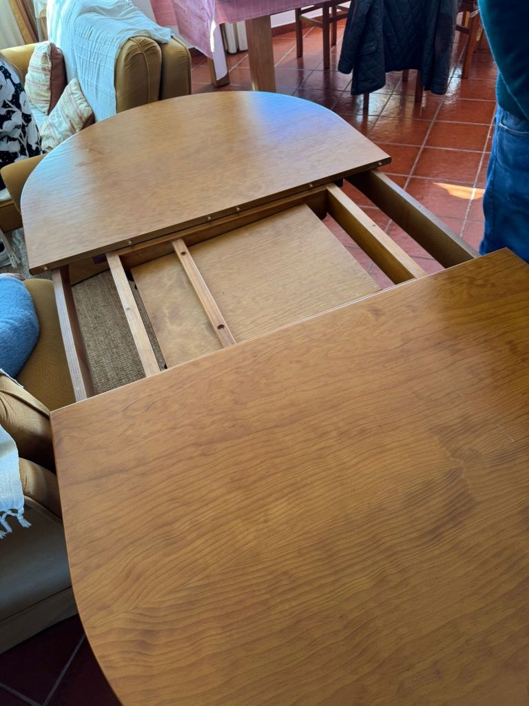 Mesa madeira pinho mel