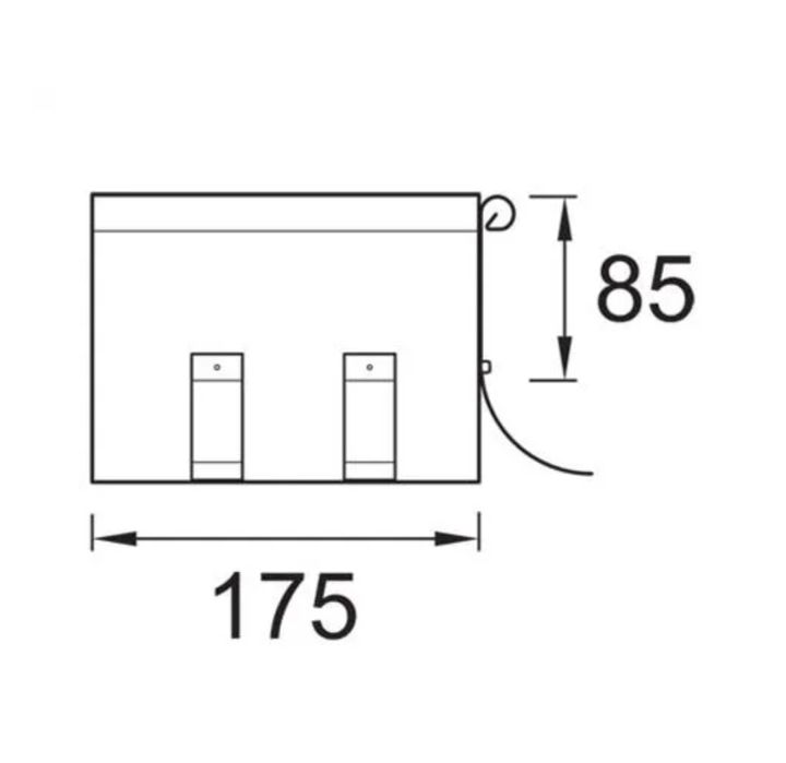 Osłona narożna rynny - przeciwprzelewowa  Sequre