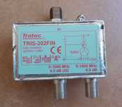 Rozgałęźnik 2-way Tratec TRIS-202FIN DVB-C / DVB-T2