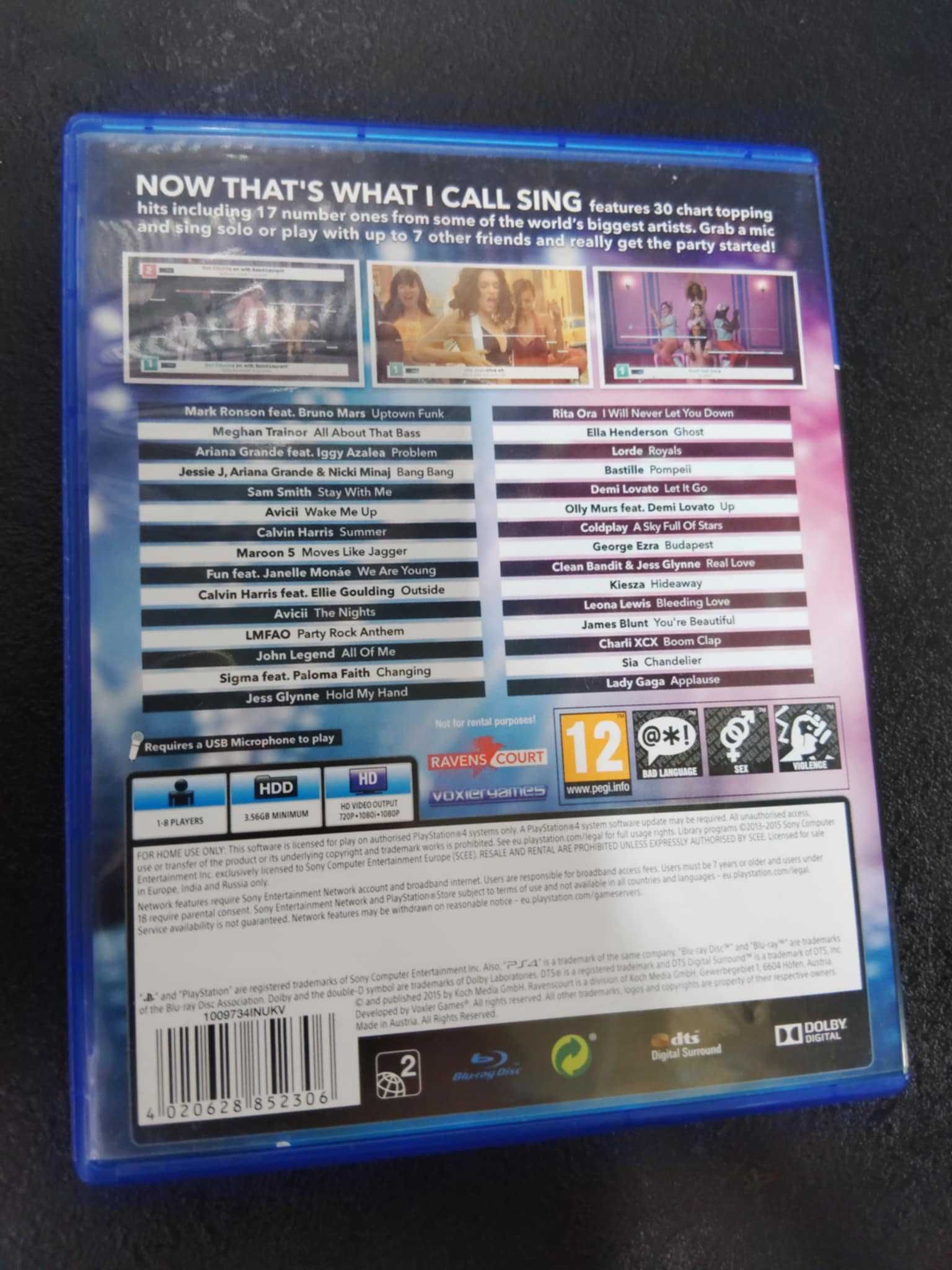 Now That's What I Call Sing PS4