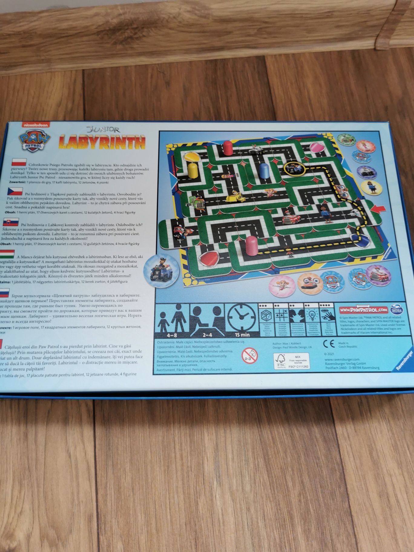 Gra Labirynt i Bingo Psi patrol