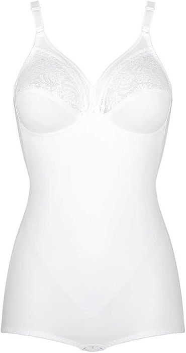 TRIUMPH Body Damskie Formfit BS X Koronkowe Detale Biały 100D