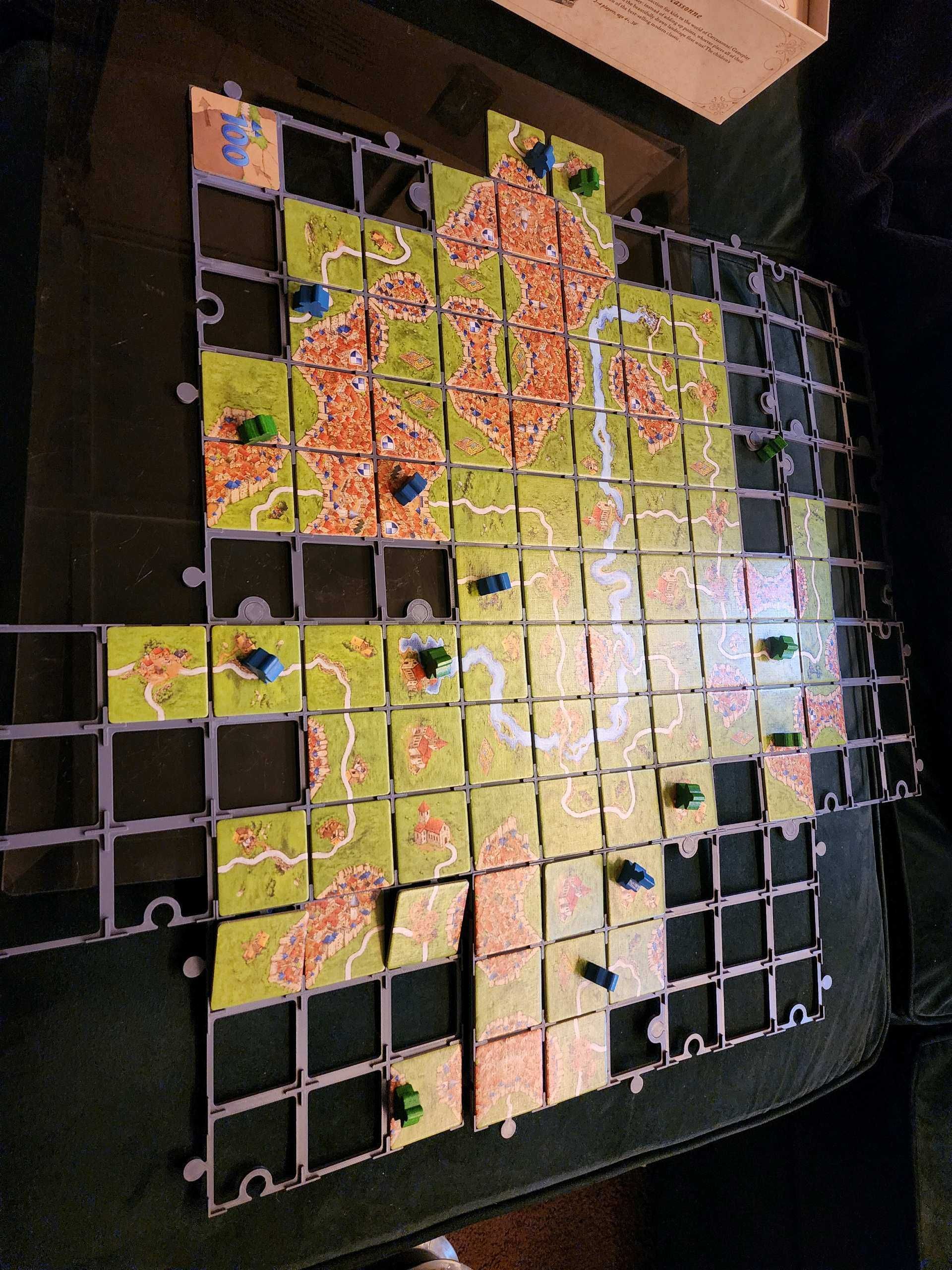 Carcassonne, Karak, Wyspa skarbów organizer na kafelki.
