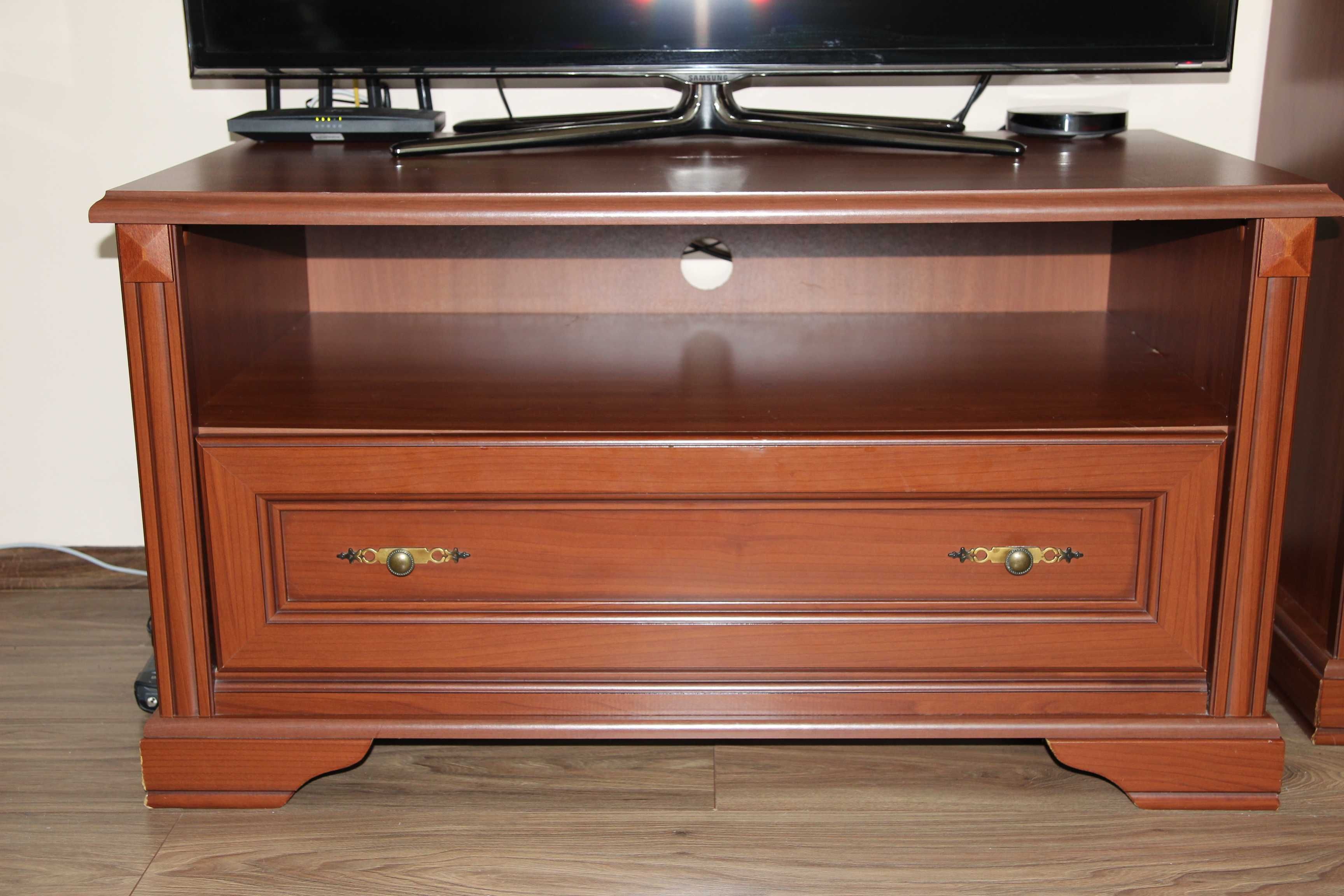 szafka RTV Stylius Black Red White
