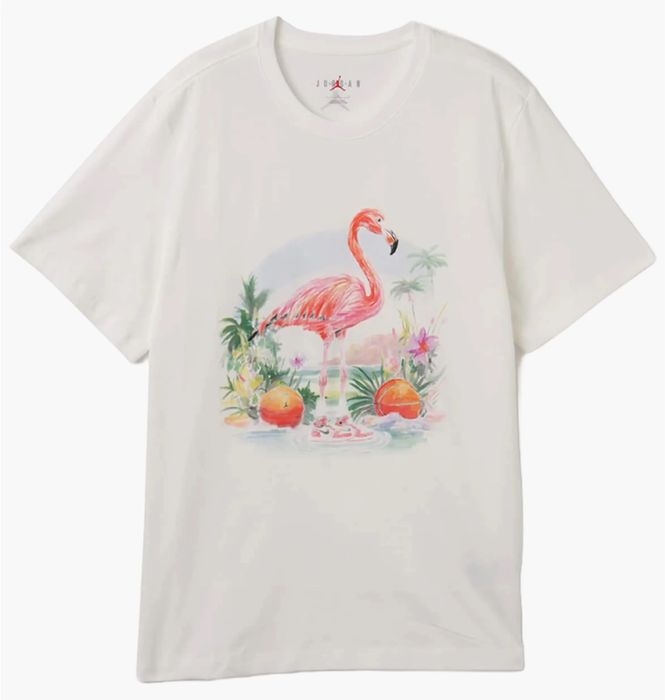 Футболка UNISEX Air Jordan Ess Flamingo Ss Crew White HJ2399-100