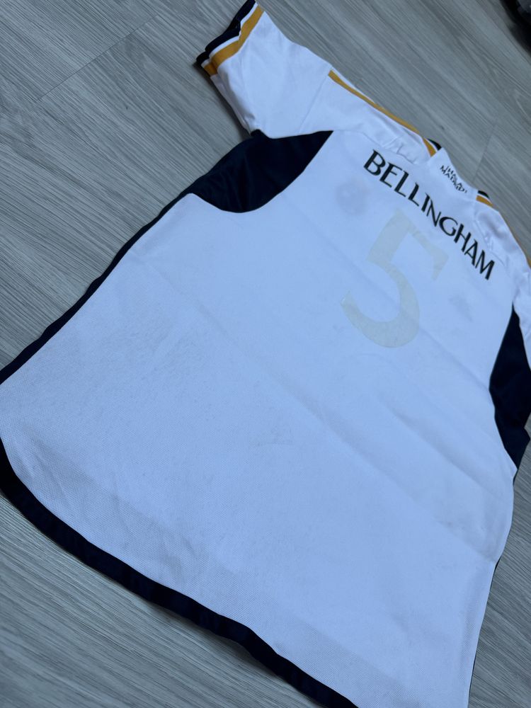 Komplet zestaw Real Madryt Bellingham bluzka krótkie spodenki