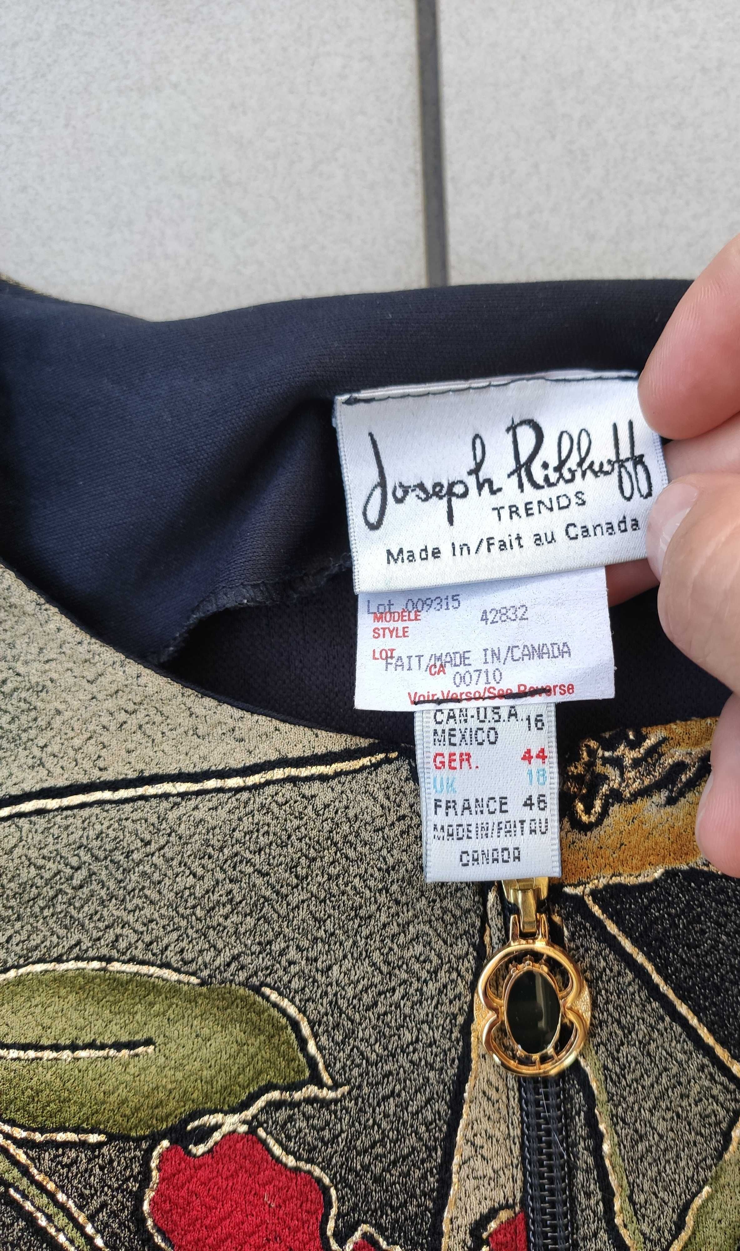 Żakiet damski Joseph Ribkoff vintage elegancki kurtka r. L
