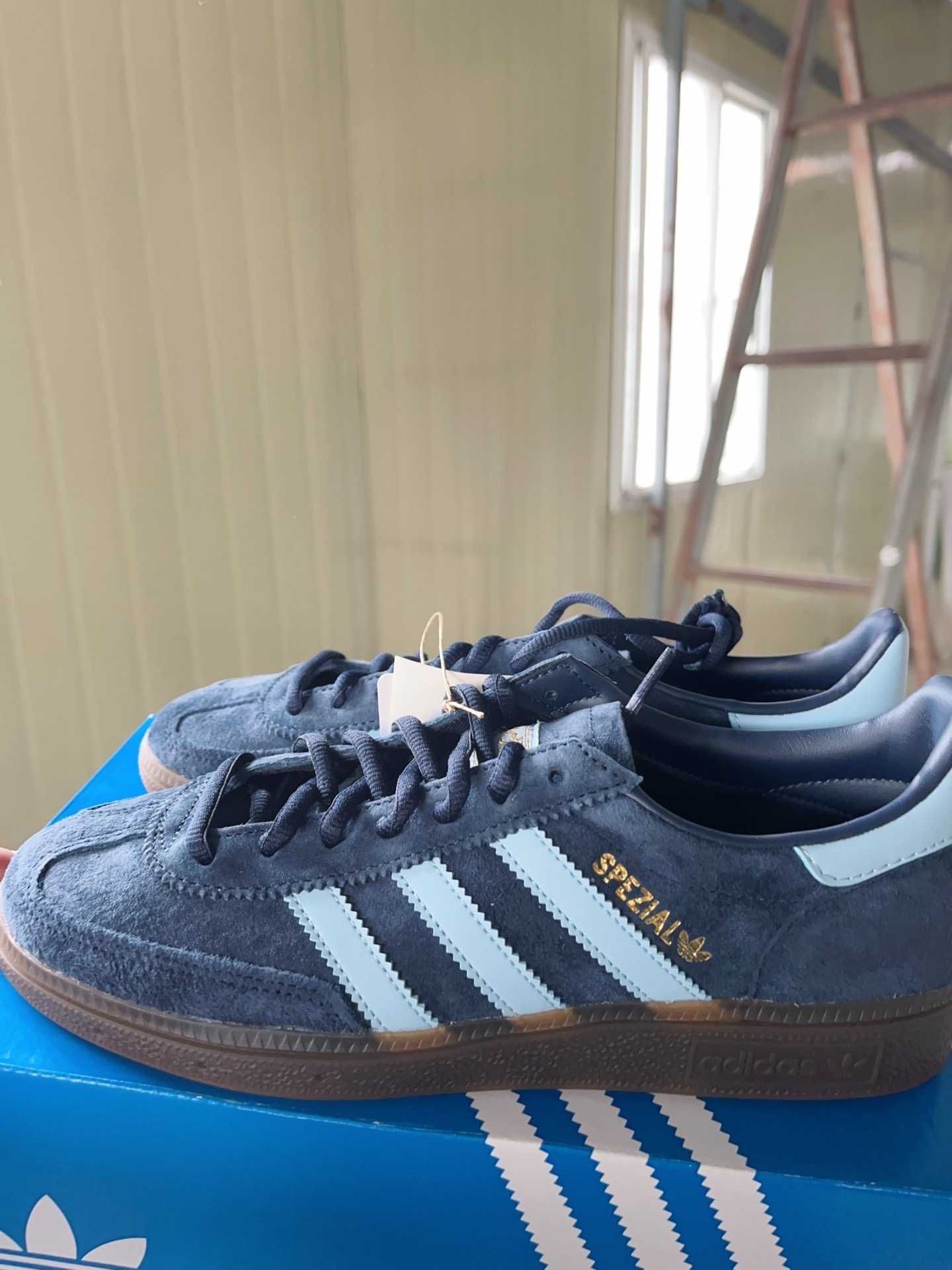 Adidas Handball Spezial Navy moda Oddychający Nowe buty unisex.40.5